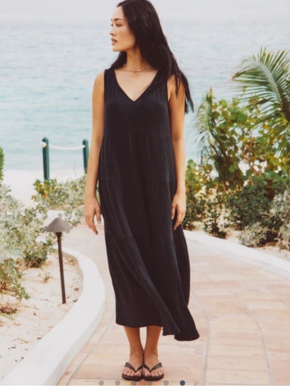 Marine Layer Corinne Midi Dress Sz XS